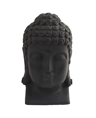 Slickblue Serene Buddha Head Sculpture for Tranquil Home Decor