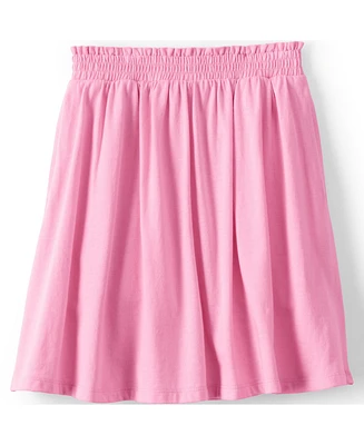 Lands' End Big Girls Plus Smocked Skort