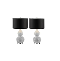 Safavieh Nicole Lamp Set Of 2 W/ Usb Port