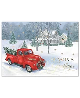 Masterpiece Studios Trucking The Tree Holiday Boxed Cards