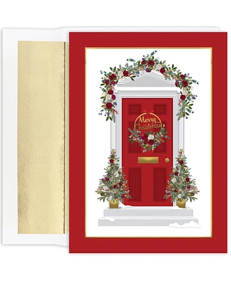 Masterpiece Studios Christmas Doorway Holiday Boxed Cards