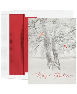 Masterpiece Studios Cardinal Tree Holiday Boxed Cards