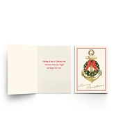 Masterpiece Studios Anchor With Wreath Holiday Boxed Cards