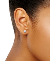 Diamond Four Prong Stud Earrings (/ ct. t.w