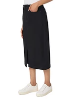 Jones New York Women's Denim Midi Pencil Skirt