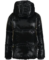 Calvin Klein Big Girls Liquid Shine Puffer Jacket