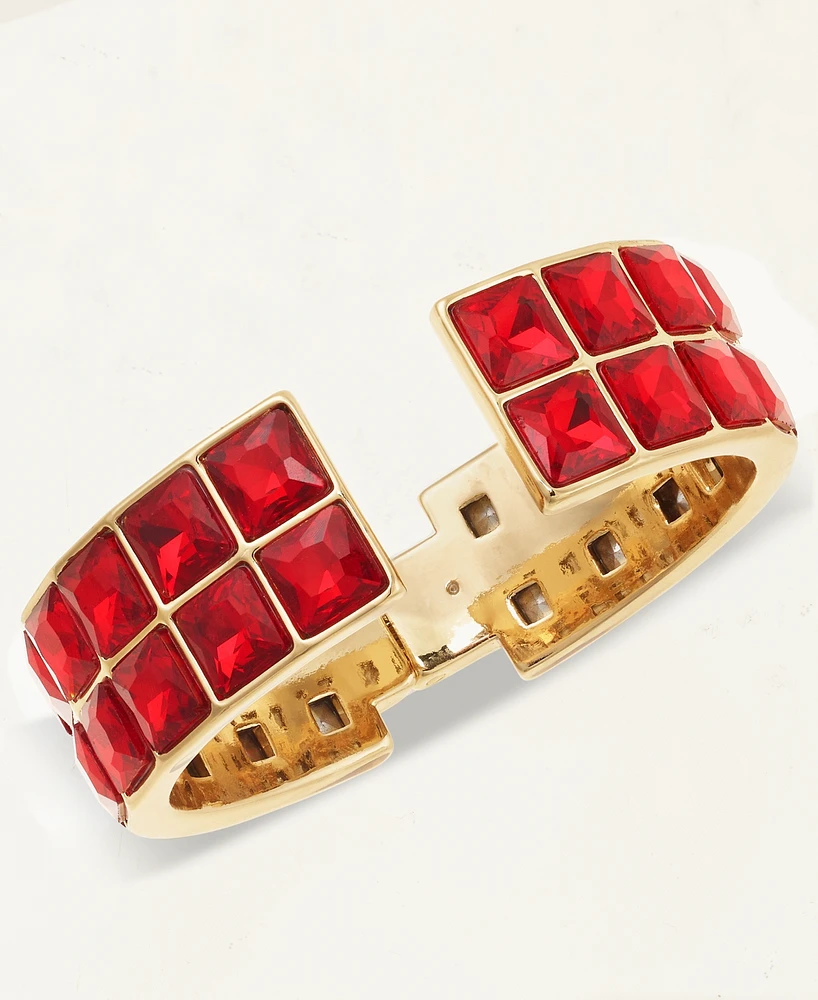 I.n.c. International Concepts Square Stone Double-Row Cuff Bracelet, Created for Macy's