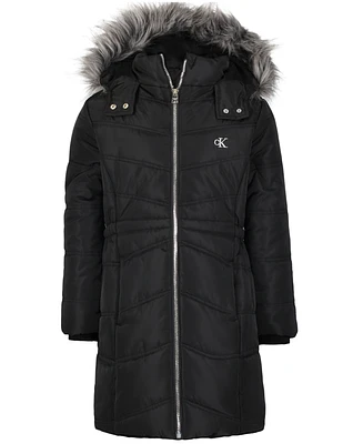Calvin Klein Toddler and Little Girls Aerial Jacket