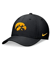 Nike Men's Black Iowa Hawkeyes 2024 On-Field Swoosh Flex Hat