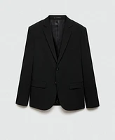 Mango Men's Super Slim-Fit Stretch Fabric Suit Blazer