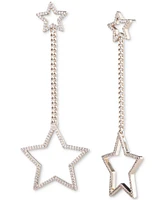 Emily in Paris Gold-Tone Pave Star Statement Earrings