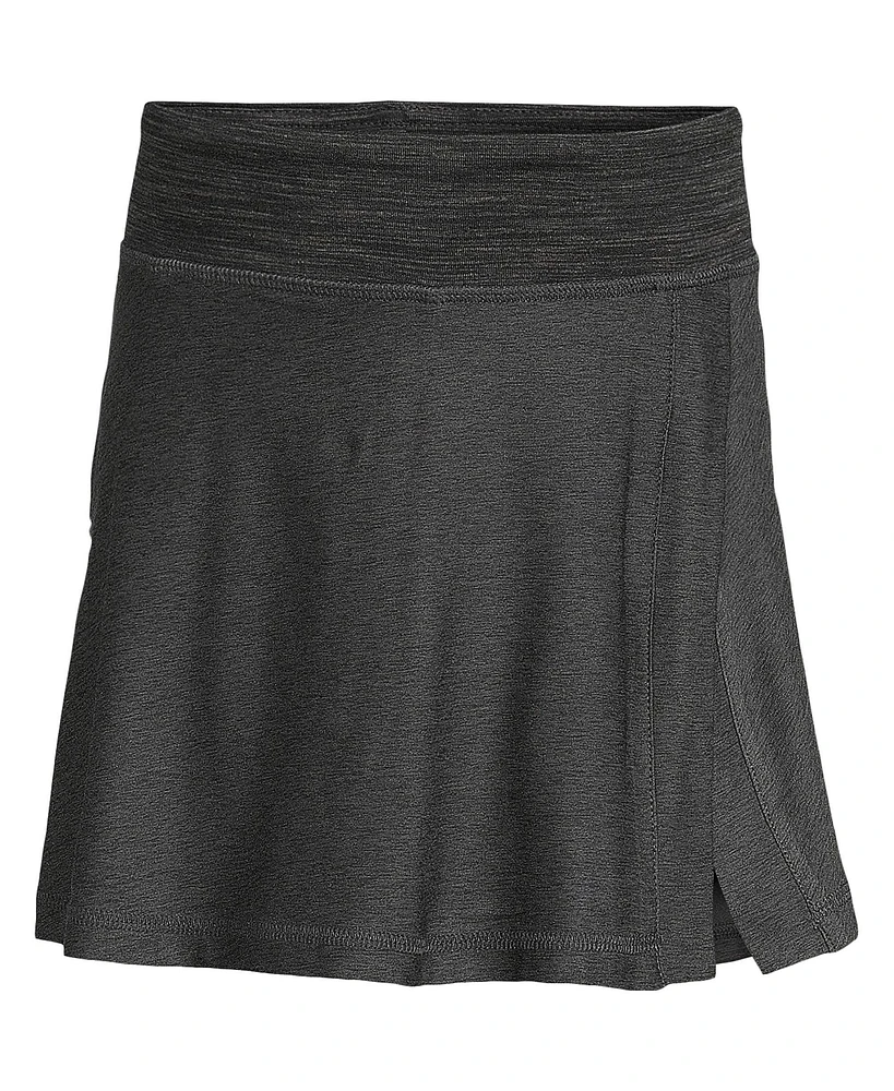 Lands' End Big Girls Plus Split Hem Active Skort