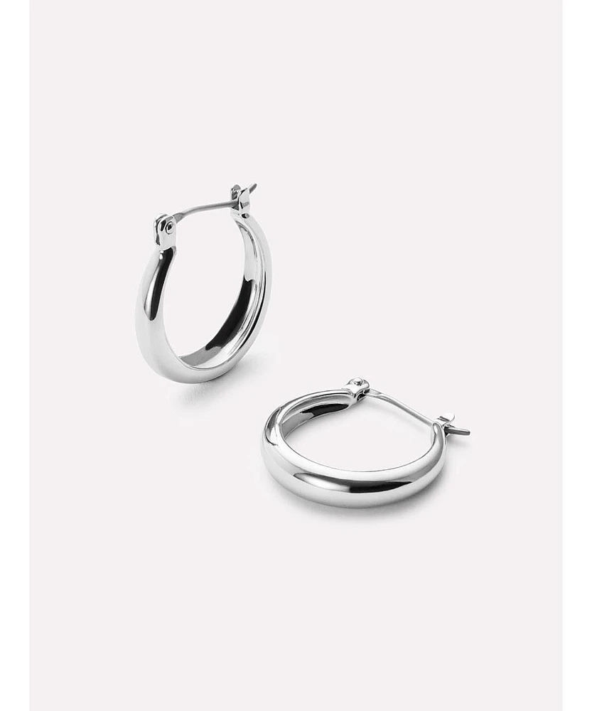 Ana Luisa Endless Hoop Earrings - Venus Silver