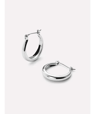 Ana Luisa Endless Hoop Earrings - Venus Silver