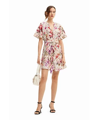 Desigual Women's Short floral dress