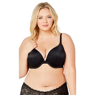 Avenue Plus Underwire Basic Plunge Neckline Bra