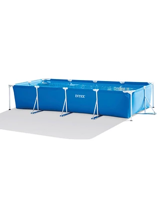 Intex 14.75' x 33" Rectangular Frame Above Ground Outdoor Backyard Swimming Pool