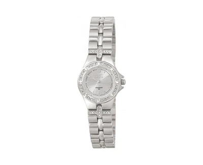 Invicta Women's Wildflower Quartz 3 Hand Silver Dial Stainless Steel Bracelet Watch