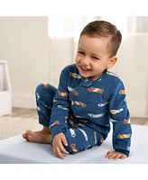 Gerber Baby Boys Baby Footless Fleece Pajamas, 3-Pack