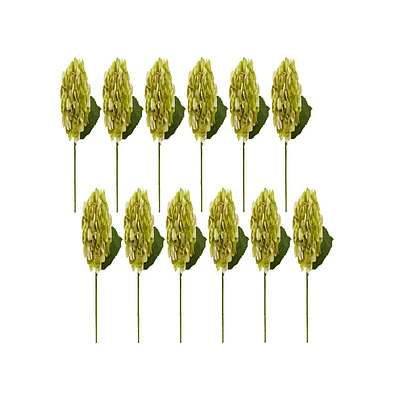 Slickblue Beautiful Hydrangea Artificial Flower for Elegant Decor (Set of 12)