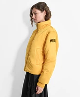 Dkny Women's Ruched Bomber Jacket