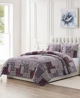 Seventh Studio Seala Patchwork Plush 2-Pc. Quilt Set, Twin