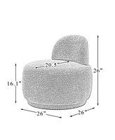 Hulala Home Corsino Contemporary Upholstered Side Chair