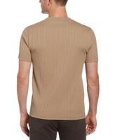 Perry Ellis Men's Rib Knit Crew Neck T-shirt