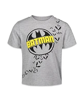 Dc Comics Toddler Boys Justice League Batman Joker Riddler 3 Pack Graphic Short Sleeve T-Shirt Toddler|Child