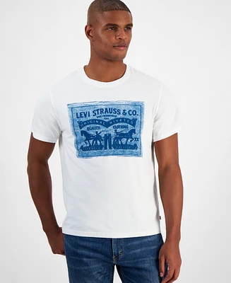 Levi's Men's Relaxed-Fit Archival Two Horsepower Logo Graphic T-Shirt