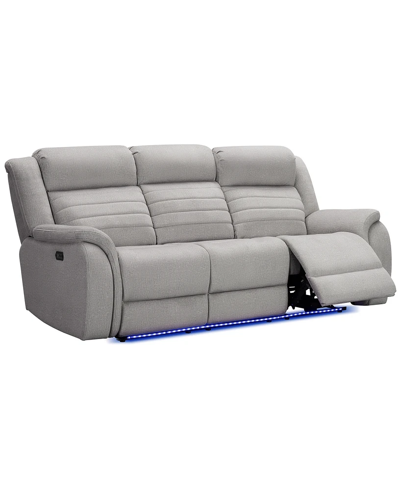 Abbyson Living 86" Power Fabric Reclining Sofa