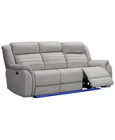 Abbyson Living 86" Power Fabric Reclining Sofa