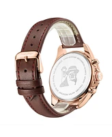 Swan and Edgar SE2001 Swan & Edgar Hand Assembled Speed Tracker Mechanical Quartz Rose Brown