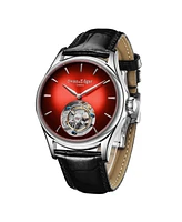 SE0069T Swan & Edgar Hand Assembled Tourbillon Shepherds Sunset Red