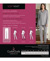 Cuddl Duds Plus SoftKnit Mid-Rise Lounge Pants