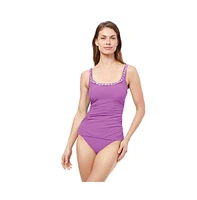 Gottex Plus Kundala Square Neck Tankini swim top