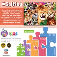 Masterpieces Selfies - Safari Sillies 200 Piece Jigsaw Puzzle
