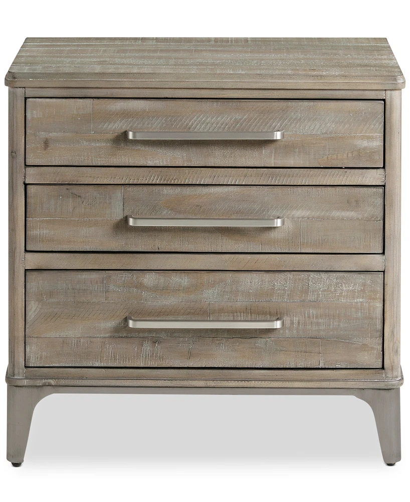 Intrigue Three-Drawer Nightstand