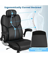 Skonyon Kneading Massage Office Chair with Adjustable Headrest