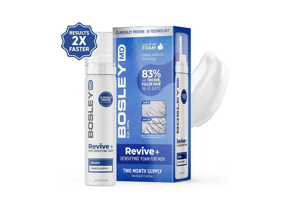 BosleyMD Men's Revive+ Densifying Foam