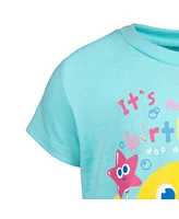 Pinkfong Girls Baby Shark Birthday T-Shirt to