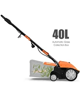 Costway IronMax 12Amp Corded Scarifier 13" Electric Lawn Dethatcher with 40L/11-Gal Collection Bag