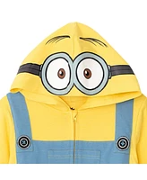 Despicable Me Little Boys Minions Zip Up Costume Coverall to