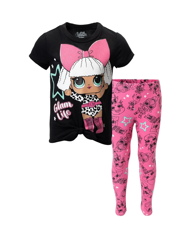 L.o.l. Surprise! Girls T-Shirt and Leggings Outfit Set to (2T - 18-20)