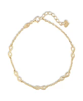 Devata Infinity Chain Bracelet in 14K Gold, 6.5 in adj to 7.5 in, approx. 2.6 grams