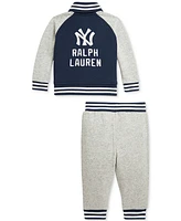 Polo Ralph Lauren Baby New York Yankees Jacket & Jogger Pants, 2 Piece Set