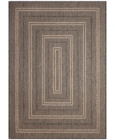 Liora Manne' Monaco Multi Border 1'11"x7'6" Runner Area Rug