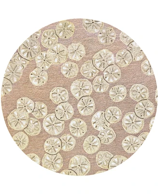 Liora Manne' Capri Sea Biscuit 4'x4' Round Area Rug