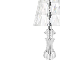 Jonathan Y Lillian Bohemian Classic Acrylic Rechargeable Integrated Led Table Lamp
