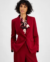 Tahari Asl Women's Single-Button Peak-Lapel Blazer